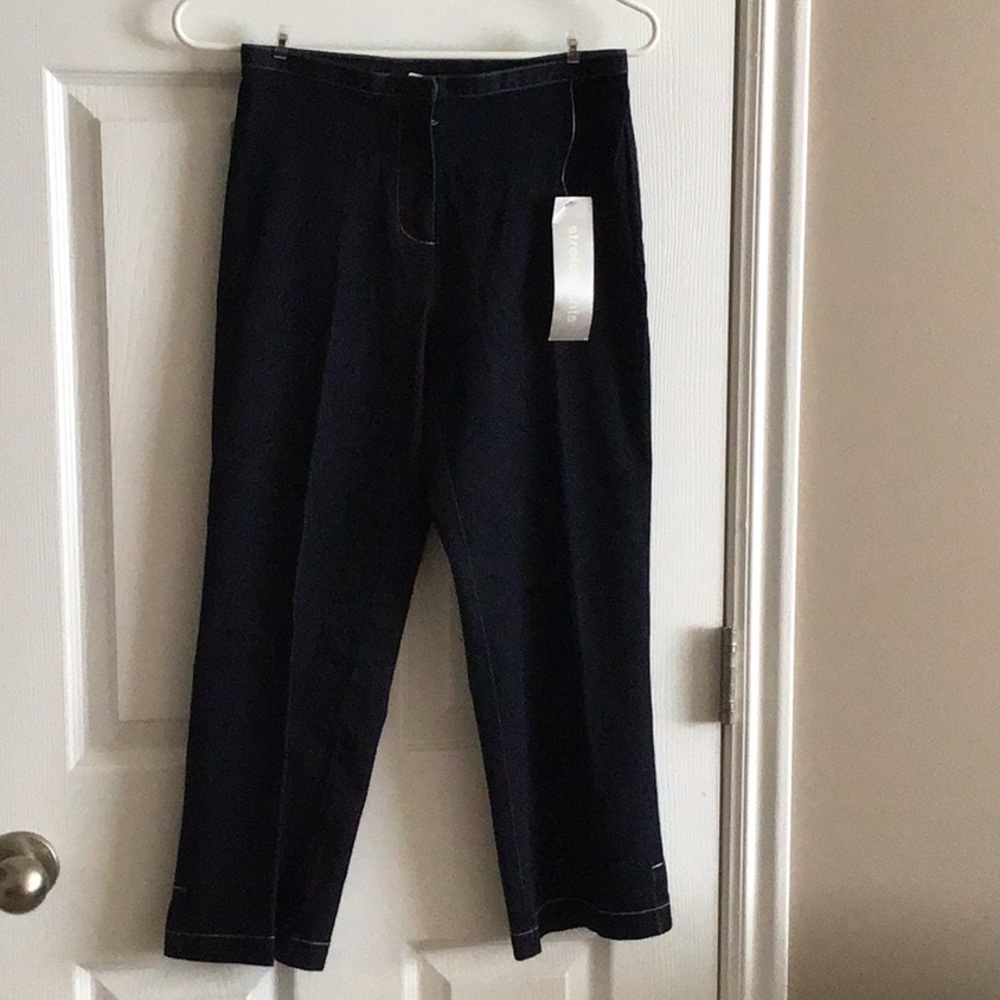 Cropped denim pant